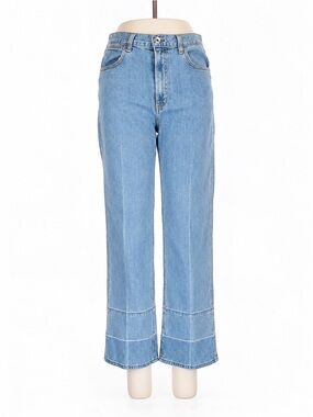 rag & bone Light Blue Wide-Leg Jeans